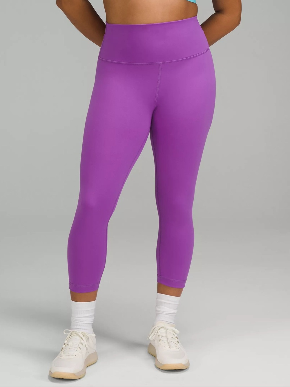lululemon athletica Bright Purple High-Rise Cropped Leggings